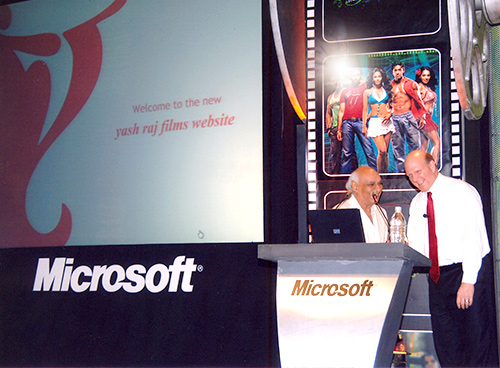 Microsoft CEO launches the revamped Yash Raj Films Website