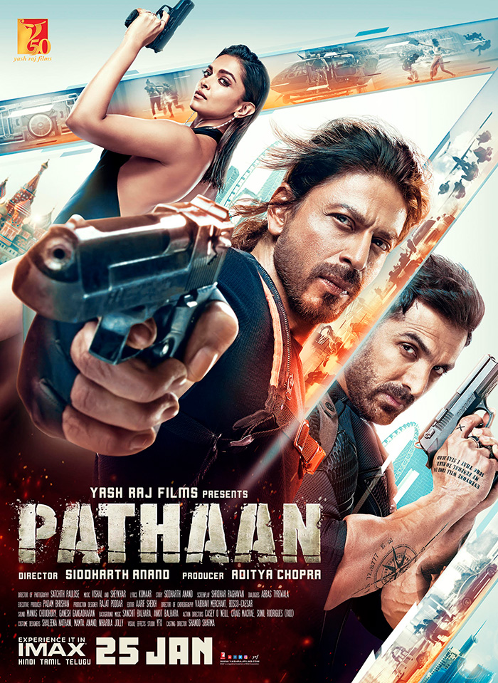 Pathaan New Poster SRK, Deepika & John promise to give audiences the