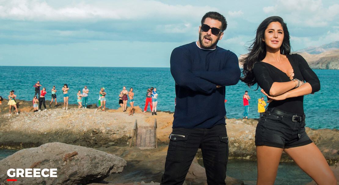 Salman Khan and Katrina Kaif from the song 'Swag Se Swagat' in Greece for the film TIGER ZINDA HAI